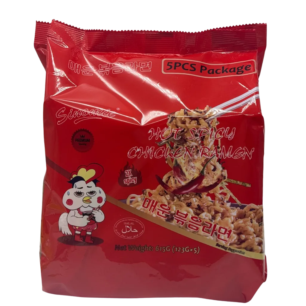 গরম মশলাদার চিকেন রামেন 2x স্পাইসি 615গ্রাম
